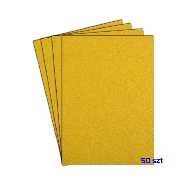 Csiszolópapír PS 30 D, KLINGSPOR, 230x280mm, 100-as szemcse, 50 darabos készlet