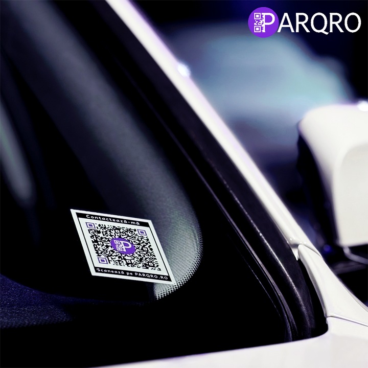 Stickere auto PARQRO QR