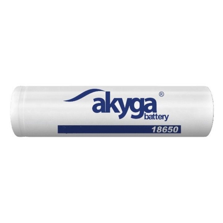 Acumulator Li-Ion 18650 Akyga 2900mAh 3.6V fara PCM 18,3x65mm