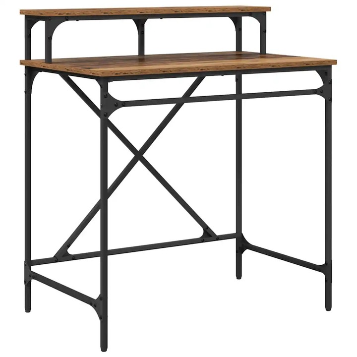 Бюро vidaXL, Старо дърво 80 x 50 x 90 cm Инженерно дърво