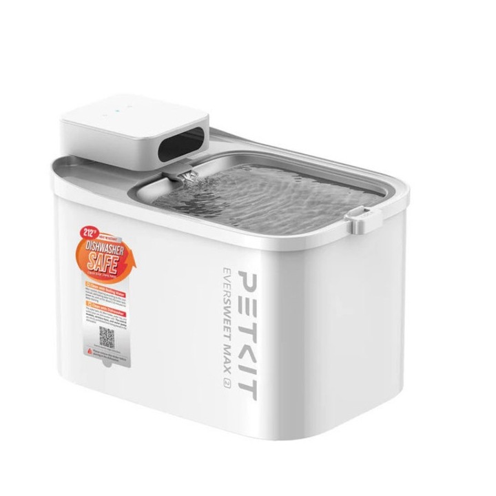 Fantana apa pentru animale de companie PETKIT Cordless Eversweet Max 2 UVC, 3L, Bluetooth