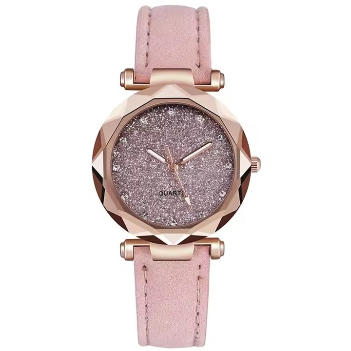 Ceas de femei IZMAEL DI-33580, roz, 22cm, mecanism Quartz