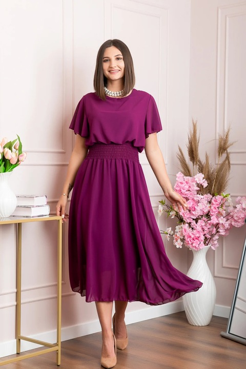 Rochie eleganta Francesca, Mov, One Size
