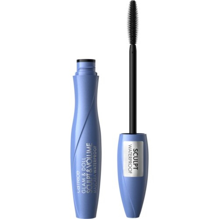 Mascara rezistenta la apa Catrice -Glam & Doll Sculpt & Volume 10 ml.