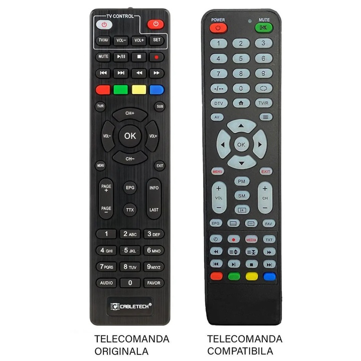 Telecomanda inlocuitoare compatibila TV CABLETECH URZ0336 (673)