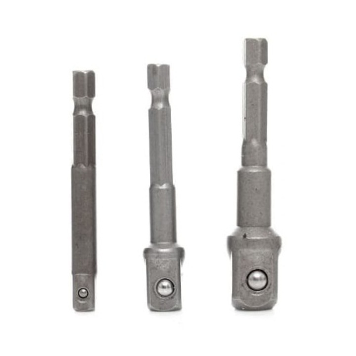 Set adaptoare patrat pentru chei tubulare