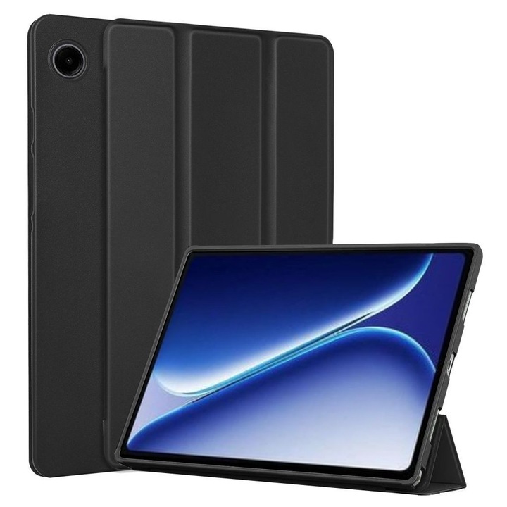 Husa Ultra Slim pentru OnePlus Pad Go 2, 12.1", Silicon TPU, Smart Cover - Fekete