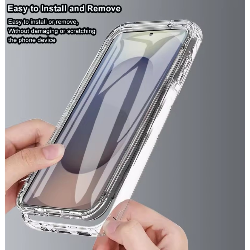 Husa Full body 360 grade, Transparenta pentru Samsung S26 Ultra, Fata + Spate, Silicon si Policarbonat