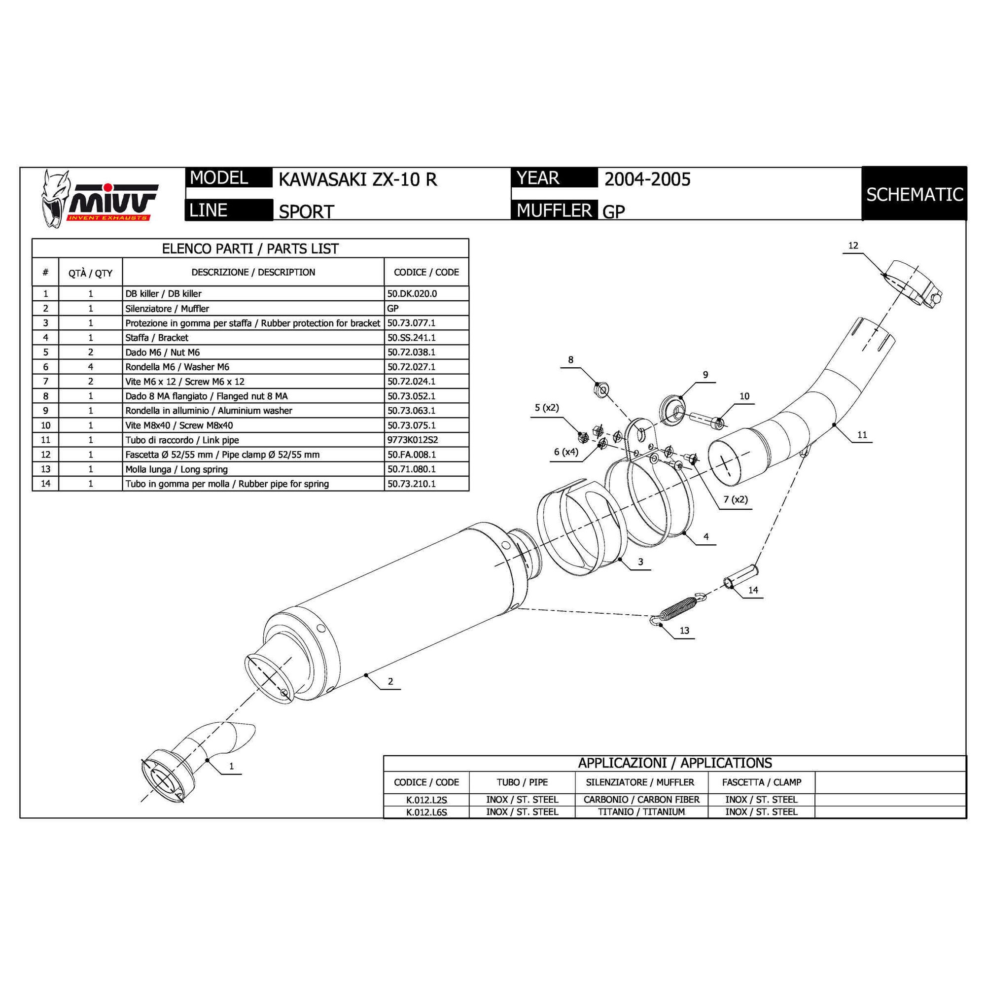 Evacuare Slip-On MIVV GP Carbon pentru KAWASAKI ZX-10 R - eMAG.ro