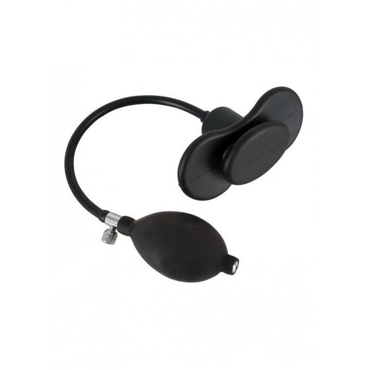 Calus gonflabil BDSM, Bad Kitty, silicon, 12x5,5cm, negru