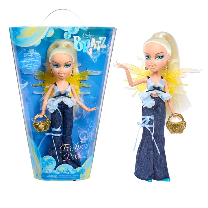 Papusa Bratz cu accesorii seria Fashion Pixiez− Cloe 25cm
