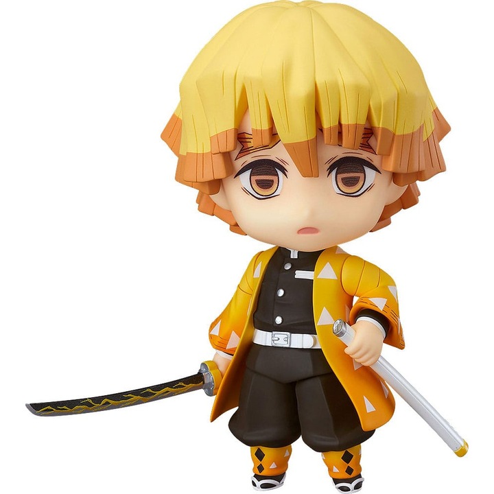 Фигурина Nendoroid Zenitsu Agatsuma, Demon Slayer Kimetsu no Yaiba, 10 см, многоцветна