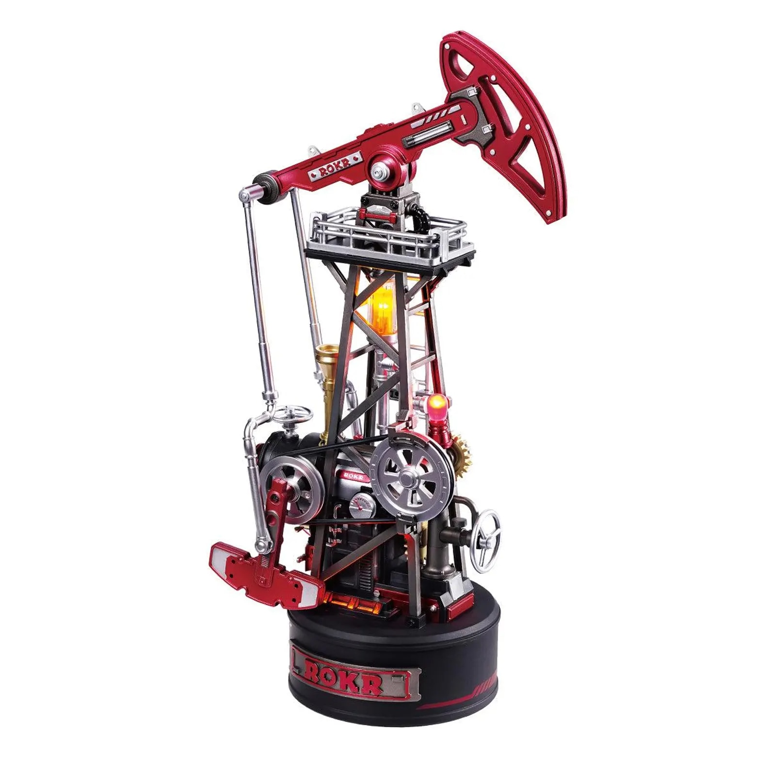 Puzzle 3D Mecanic, Sonda de petrol, 194 piese - eMAG.ro