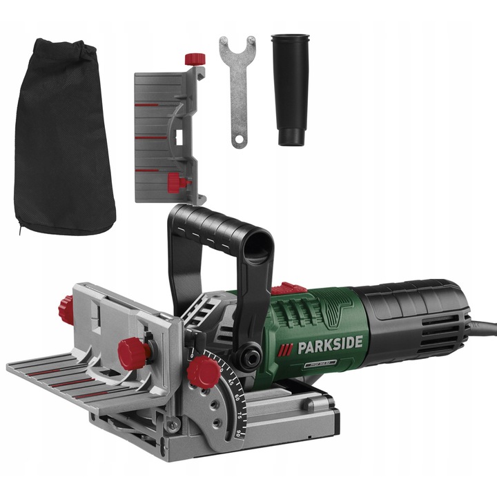 Фреза за канали Parkside PFDF 900 B2, 900W, 6 дълбочини на фрезоване, 0-90 градуса, 31x16см