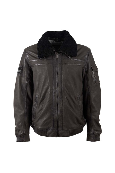 Geaca de Piele Barbati Deercraft Antracit Inchis DMThelio 50