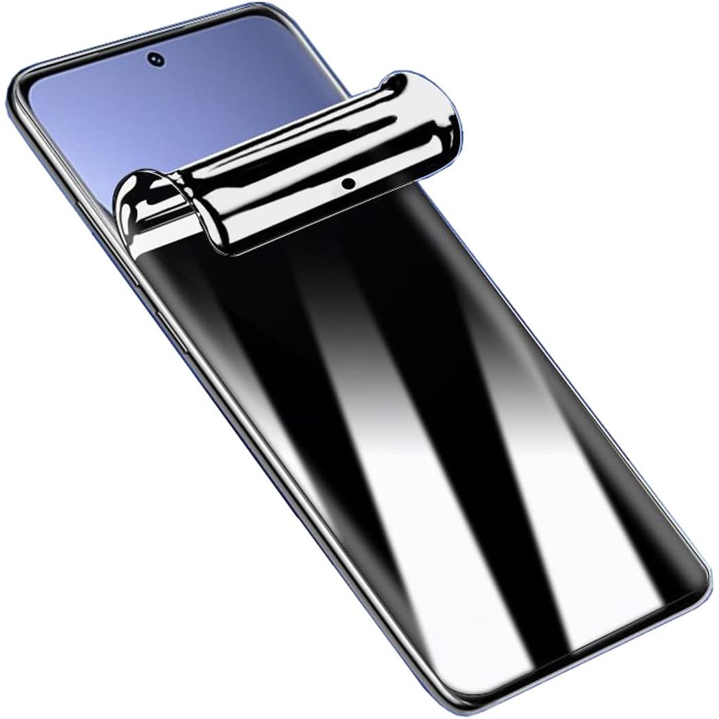 Folie de protectie din silicon Privacy compatibila cu Samsung Galaxy A56, Hydrogel TPU, Perfect fit, acopera tot ecranul, ISAG