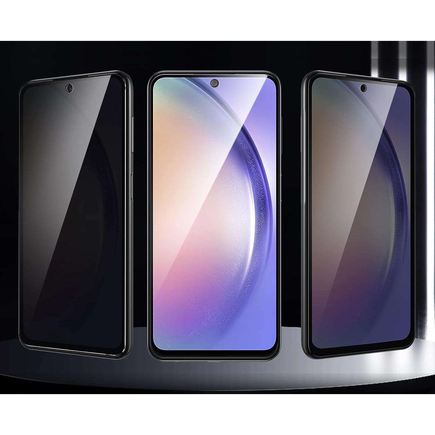 Folie de protectie din silicon Privacy compatibila cu Samsung Galaxy A56, Hydrogel TPU, Perfect fit, acopera tot ecranul, ISAG