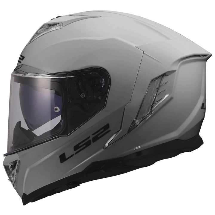Casca moto LS2 FF818 STORM III SOLID, gri nardo, 2XL, ventilare optima, vizor rezistent la zgarieturi