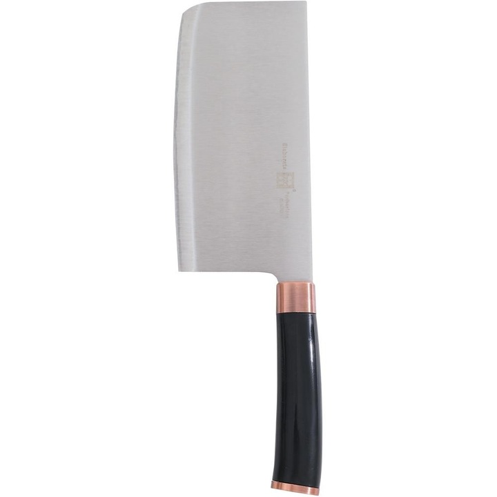 Set 2 x Cutit Satar de Bucatarie, Otel Inoxidabil, Maner Plastic, 30 cm, Grunberg