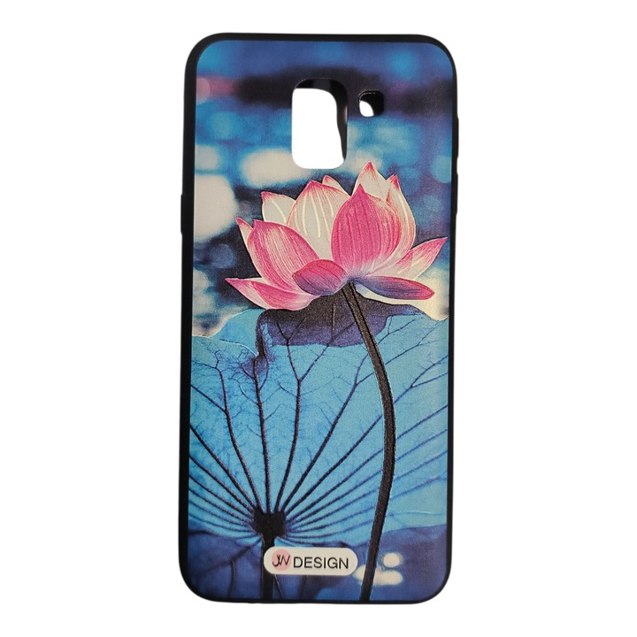 Husa compatibila cu Samsung Galaxy J6 - 2018, Carcasa din silicon, Design Nufar