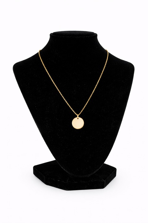 Колие за гравиране плоча, Неръждаема стомана, златист