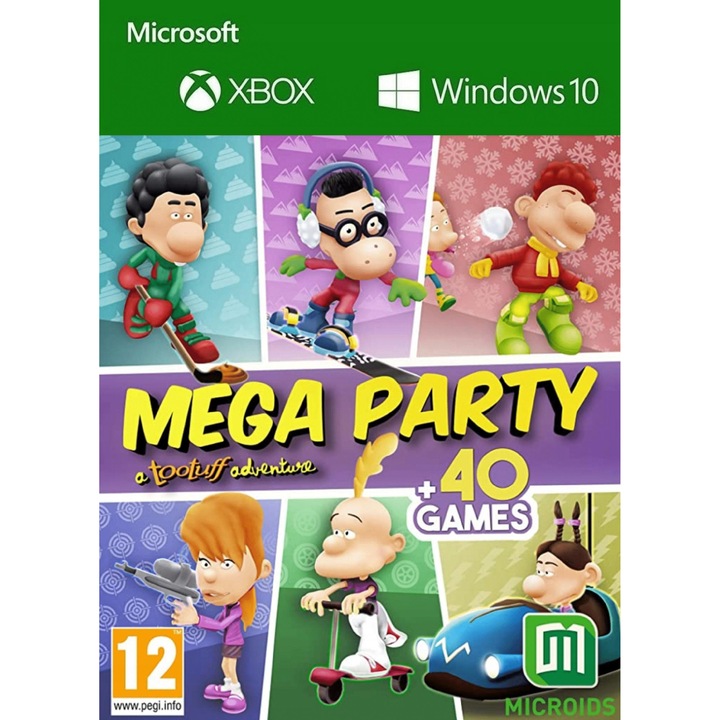 Licență joc Megaparty A Tootuff Adventure, Microids, Xbox One/X/S, cheie activare digitală