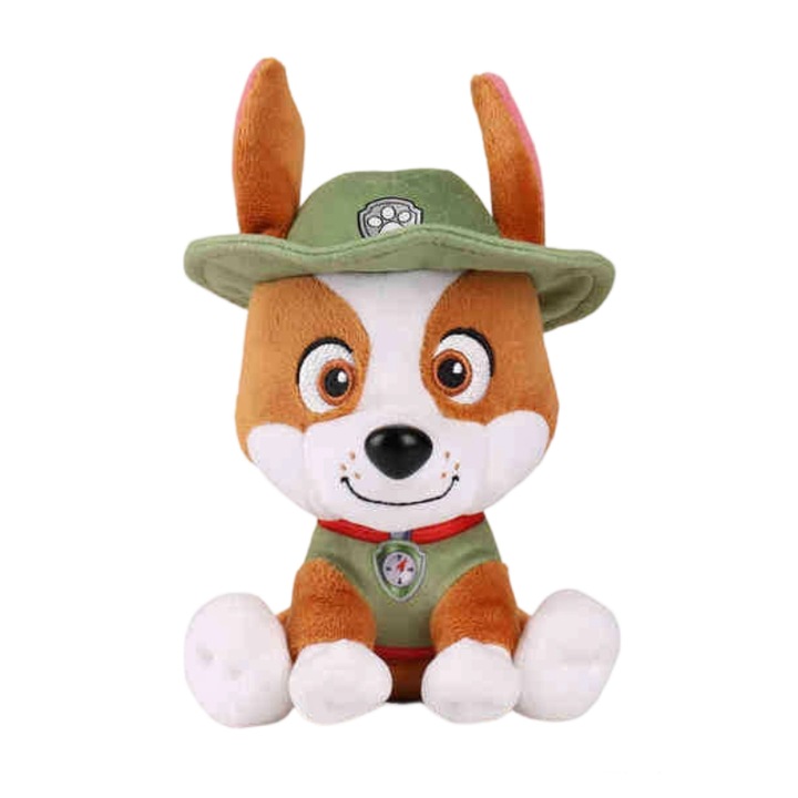 Плюшена играчка, Пес патрул, 15 см, дизайн животно, многоцветна, идеална за декорация или компания за сън