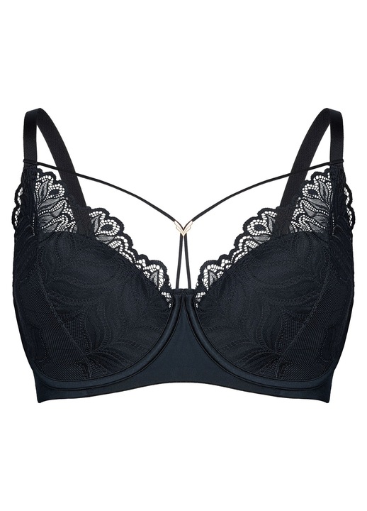 Sutien Esotiq Aurora, negru, captusit, Negru