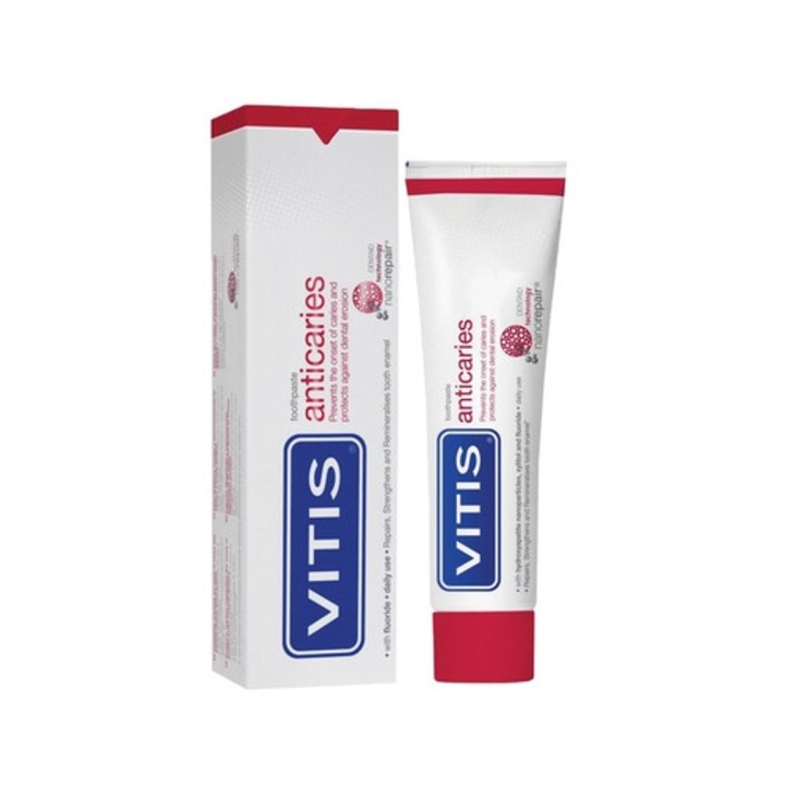 Fogkrém, Vitis, Anticavity, Szuvasodás Elleni Védelem, Zománcerősítés, 75 ml