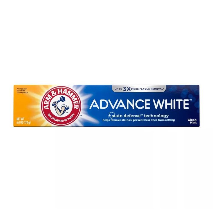 Pasta de dinti, Arm & Hammer, Advance White, Protectie impotriva petelor, Aroma menta, 170 g