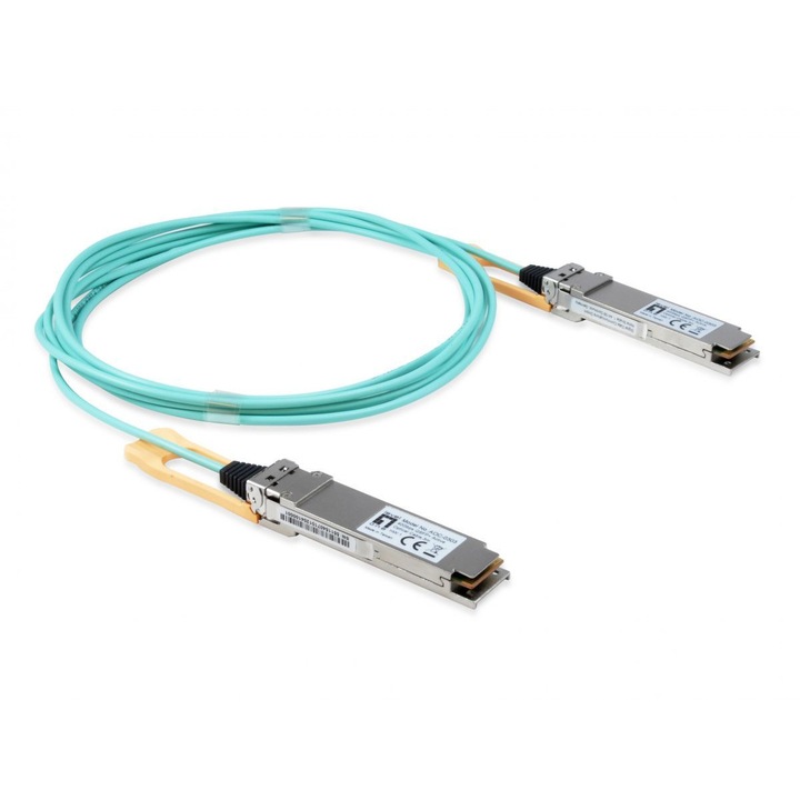 LevelOne AOC-0503 100Gbps QSFP28 Active Optical Cable 3m, 217375, Hálózati kábelek