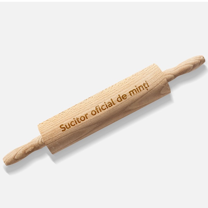 Sucitor de lemn personalizat cu mesaj amuzant