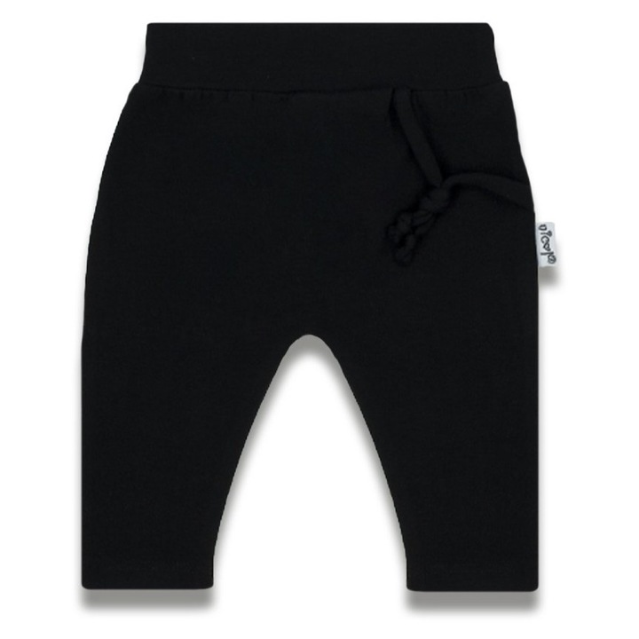 NICOL pamut nadrág, fekete, Fekete