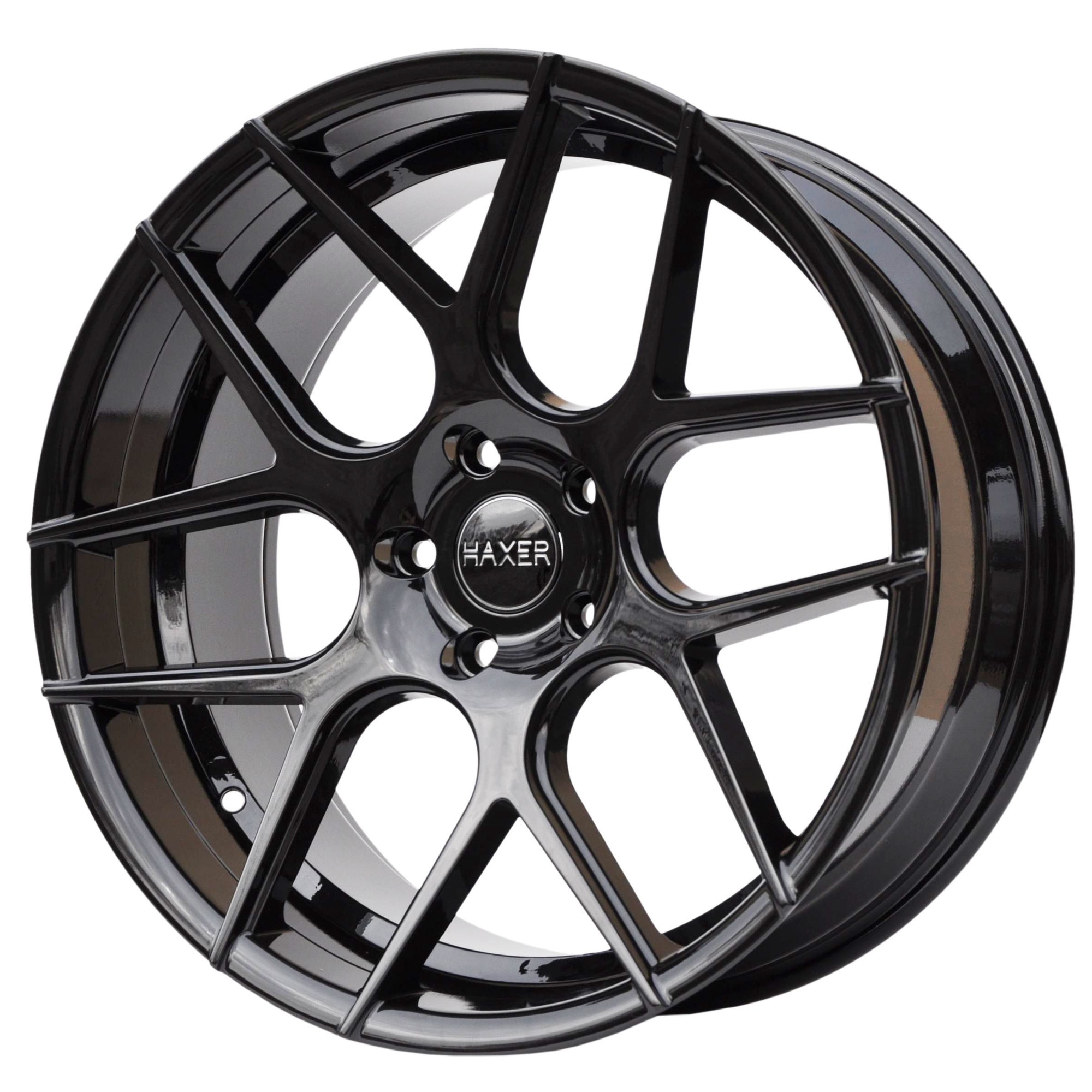 Set 4 jante aliaj Haxer, SSA03 (HX022), 20x9 inch, 5x120, ET15, BL