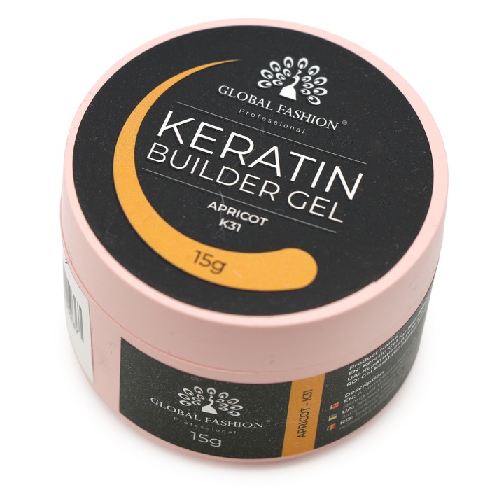 Gel pentru modelarea unghiilor 15 g, Keratin Builder Gel, K31