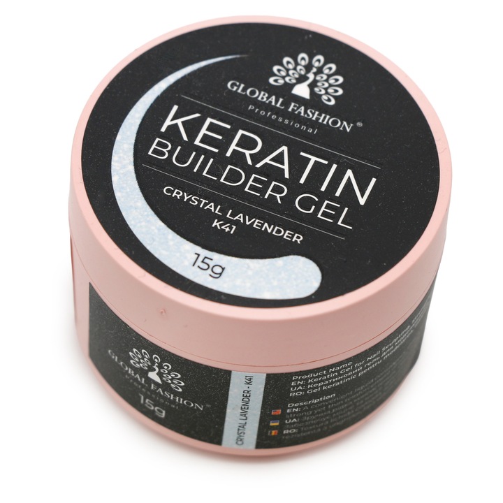 Gel pentru modelarea unghiilor 15 g, Keratin Builder Gel, K41