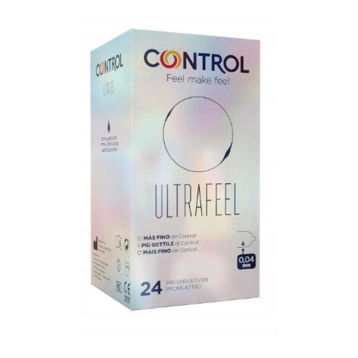 Set 24 prezervative, Control, latex natural
