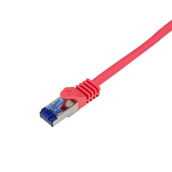 Logilink CAT6A S-FTP Patch Cable 10m Red, 301615, Hálózati kábelek