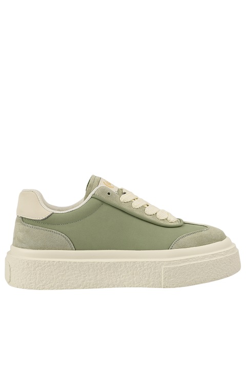Pantofi sport, barbati, ADA SHOES, FP26306 verde, piele nabuc 43