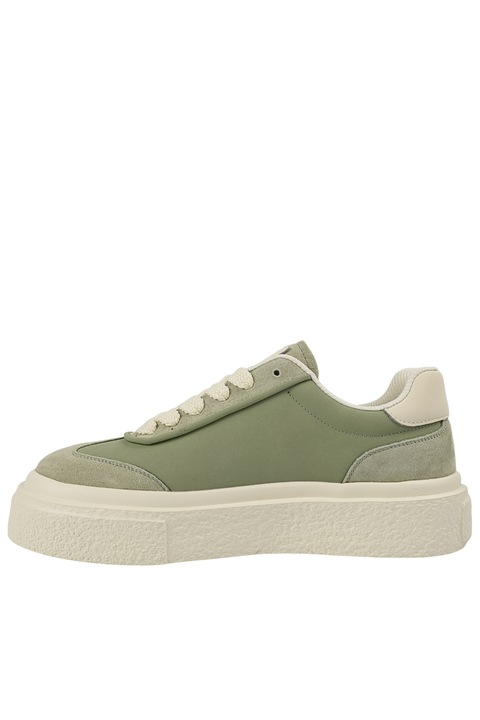 Pantofi sport, barbati, ADA SHOES, FP26306 verde, piele nabuc 43