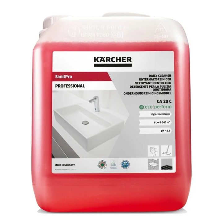 Detergent lichid Karcher CA 20 C ECO, 5 litri, ecologic, curățare manuală