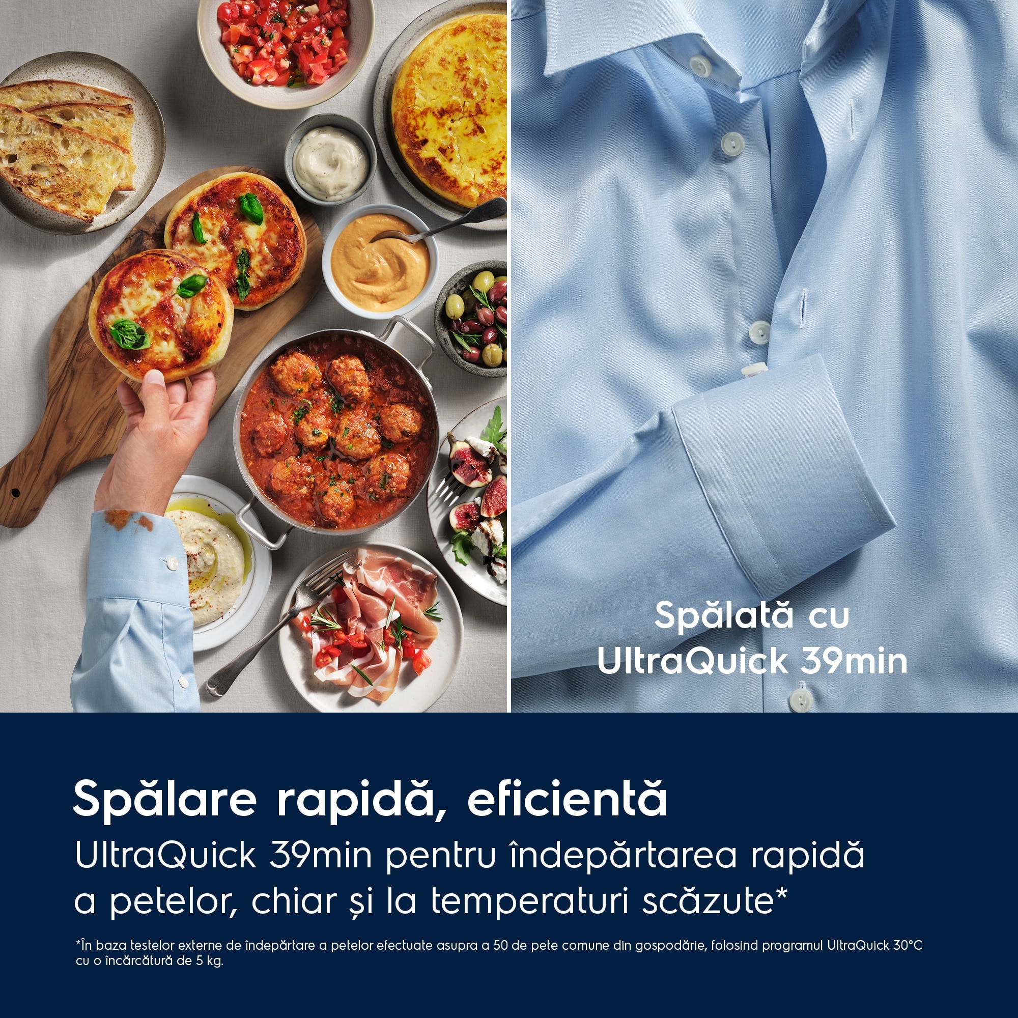 Masina de spalat rufe ELECTROLUX EW9F7607WCE PerfectCare800 Ecoline, 11 kg, 1600 rpm, Clasa A, Wi-Fi, motor Inverter, display TFT, ColourCare+SteamCare + SensiCare+SmartSelect, UltraQuick 39', Rapid 20', TimeManager, Abur EasyIron, Alb