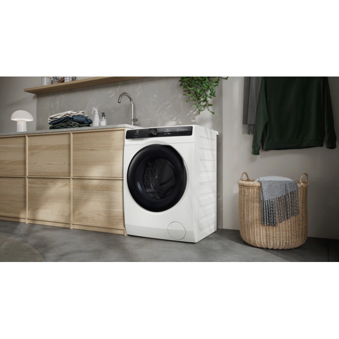 Masina de spalat rufe ELECTROLUX EW9F7607WCE PerfectCare800 Ecoline, 11 kg, 1600 rpm, Clasa A, Wi-Fi, motor Inverter, display TFT, ColourCare+SteamCare + SensiCare+SmartSelect, UltraQuick 39', Rapid 20', TimeManager, Abur EasyIron, Alb