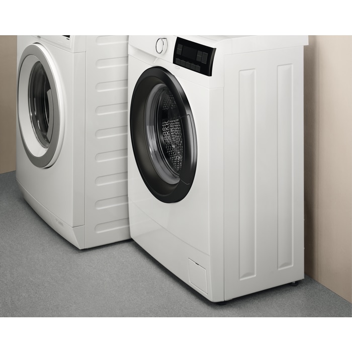Masina de spalat rufe slim ELECTROLUX EWS6326DE PerfectCare600, 6 kg, 1200 rpm, Clasa A, motor Inverter, display LED, Sensicare, Rapid 14 min, Antialergic, Baby, Outdoor, TimeManager, SoftPlus, Adancime totala 41.1 cm, alb