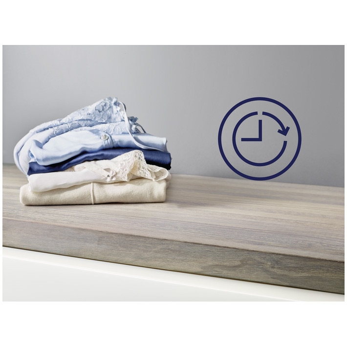Masina de spalat rufe cu incarcare verticala ELECTROLUX EW6T5271E PerfectCare600, 7 kg, 1200 rpm, Clasa B, motor Inverter, SensiCare, Rapid 14min,Antialergic cu Abur, Sport,Outdoor, Denim, TimeSave, Silent, Adancime totala 60 cm, alb