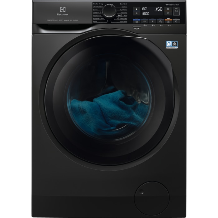 Masina de spalat rufe cu uscator ELECTROLUX EW8W261BG PerfectCare800, 10 + 6 kg , 1600 rpm, Clase A/D, motor Inverter, Ultracare+SteamCare, Abur FreshScent, OneGO 1 kg/1h spalare+u