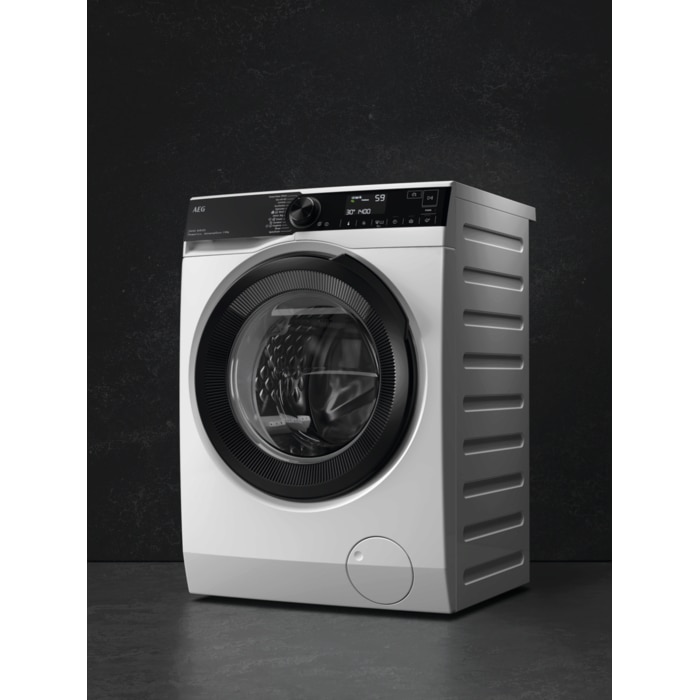 Masina de spalat rufe AEG LFR73944FE SERIA7000 Ecoline, 9 kg, 1400 rpm, Clasa A , ProSense + ProSteam, motor Inverter,, MixLoad 69', 20' 3Kg, Abur, Outdoor, Igienizare, Time Save, Finnish In, Plus Steam, Adancime totala 60 cm, alb