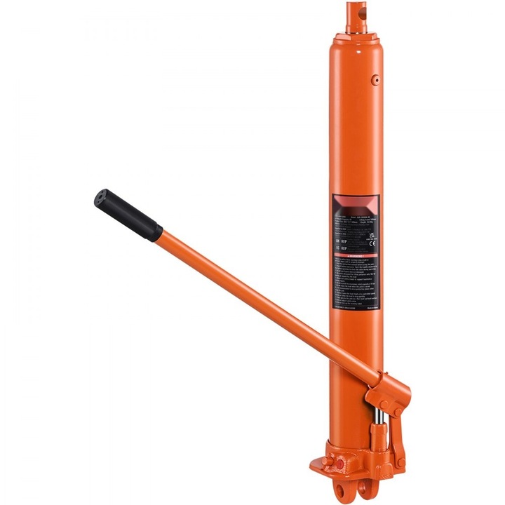 Дълъг хидравличен крик, 8 тона, регулируем 26-45 "9", стомана #45, 665x117x109мм