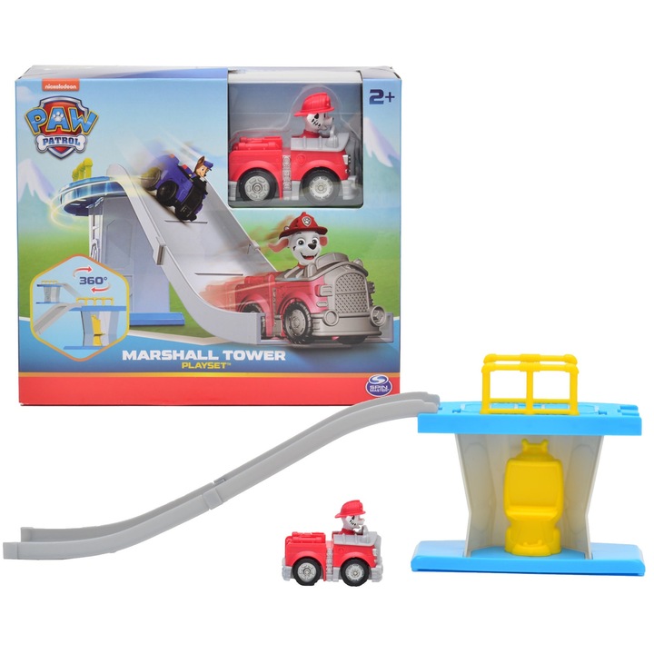 Mancs őrjárat mini torony csúszdával és Marshall járművével