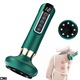 Aparat De Masaj Electric Ventuza Anticelulita Cu Caldura Si Infrarosu Fara Fir SIKS, 12 Niveluri Intensitate, Reducere Presiune, Medicina Chinezeasca, Bile Magnetice, Relaxare Musculara, Terapie Prin Vid, Portabil, Incarcare USB Type C, Verde